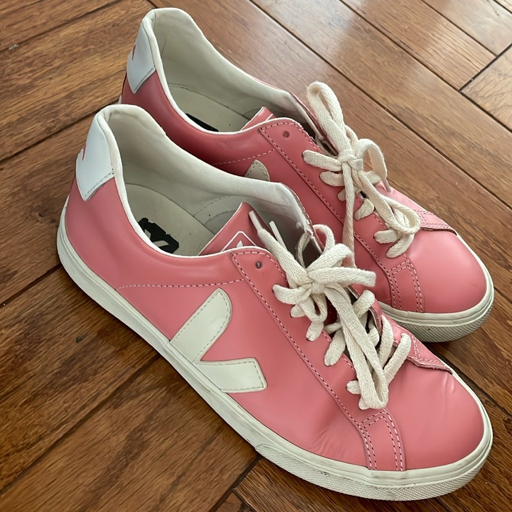 VEJA pink sneakers size US 8